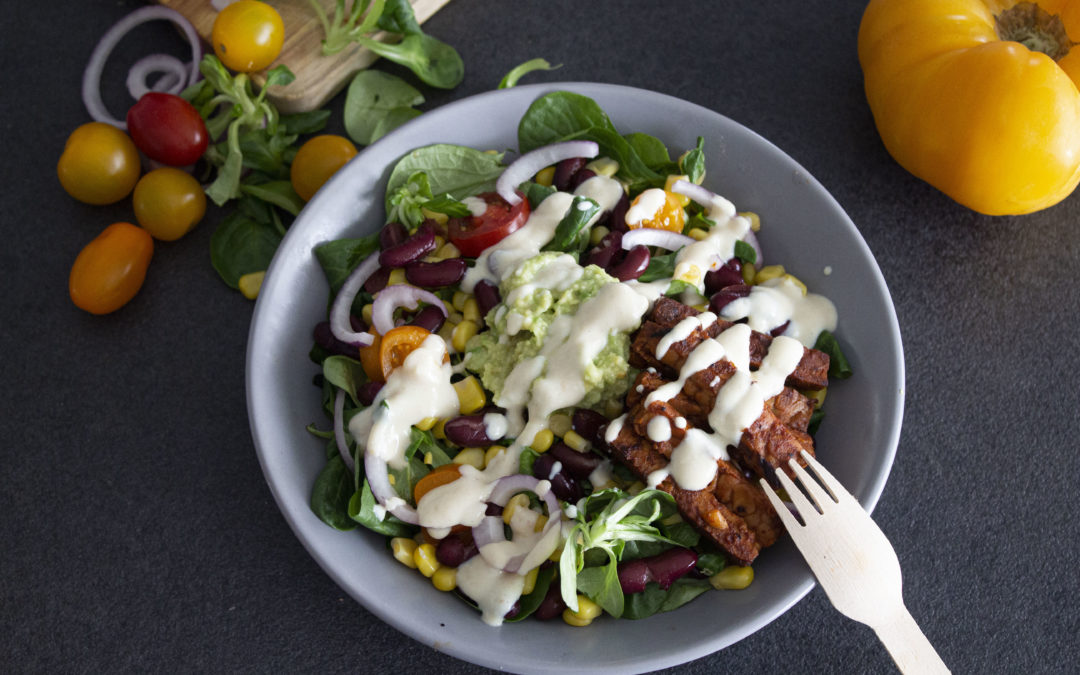 Salade Mexicaine et sa sauce césar