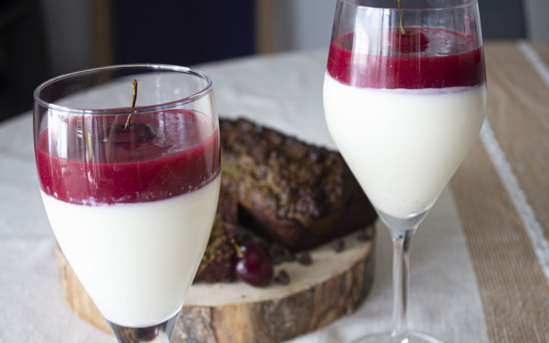 Panna cotta cerise