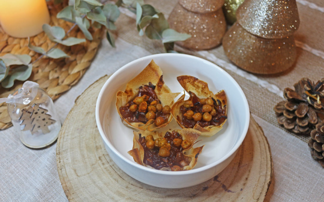 Corolles d’oignons caramélisés