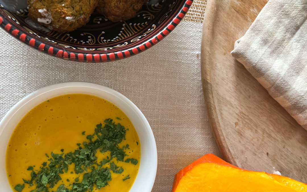 Falafels et sauce au potimarron